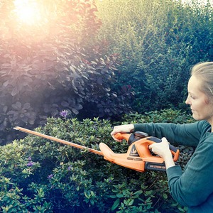 LawnMaster 24V Cordless Hedge Trimmer - Orange by LawnMaster