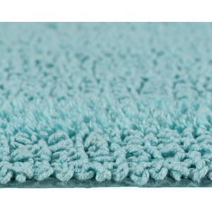 Luxury Reversible Cotton Pedestal Mat - Aqua by Homescapes