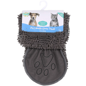 Pet Noodle Glove Towel by Clever Paws