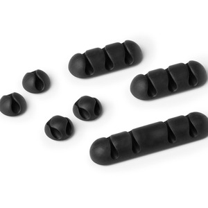 Durable CAVOLINE Cable Management Clip - Graphite / 7 / 58g by Durable