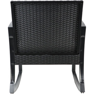 Monza Rocking Bistro Set - Black by Outdoor Essentials
