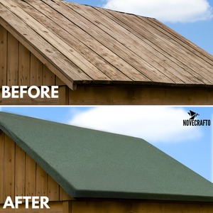 Standard Grade Shed Roofing Felt (5m x 1m) - Green by NOVECRAFTO