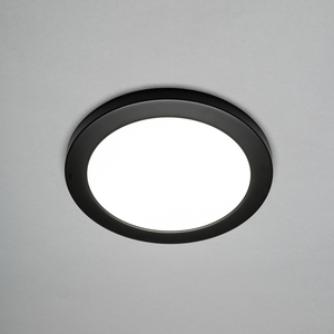 Darly LED 18 Watt Flush Ceiling or Wall Light - Satin Black by Litecraft