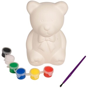 Crafty Club Paint Your Own Bear Money Box by Crafty Club