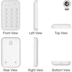 Wireless Security Keypad - White by Roombanker