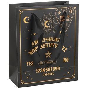 Black Talking Board Gift Bag - Medium - Black by Kingsbury Gifts