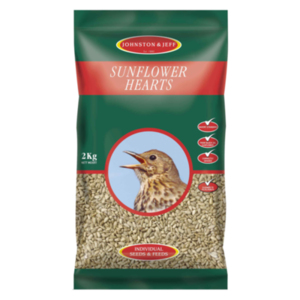 Johnston &Jeff Sunflower Hearts - 2kg by Johnston & Jeff