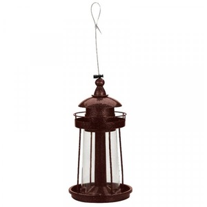Lighthouse Seed Bird Feeder - Copper by Garden Mile