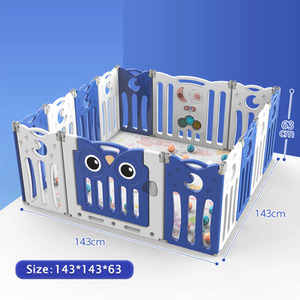 Foldable Baby Playpen Toddler Activity Center by Livingandhome