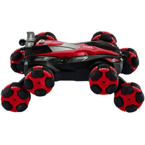 Spray Drift Remote-Controlled Stunt Car Toy - Red / 22.5cm by komore