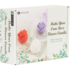 Make Your Own Rose Flower Candle Kit - Multicolour by Artstudio