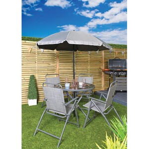 1.8M Beach Parasol by Outdoor Essentials