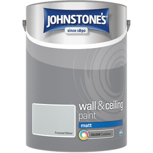 Johnstones Matt Emulsion Paint 5L - Frosted Silver by Johnstones