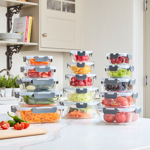 Neo 7 Piece Glass Food Storage Containers by Neo