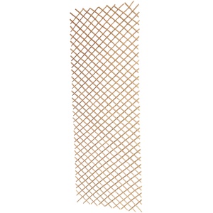 Expanding Willow Panel Garden Flower Rose Trellis Support - Brown by Samuel Alexander