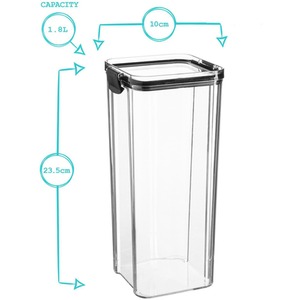 Food Storage Container - 1.8 Litre - White / 10.2cm / 0.966 / 3 / 10cm by Argon Tableware