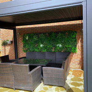 Premium Artificial Spring Green Living Wall Panel 1m x 1m - Green by True Products