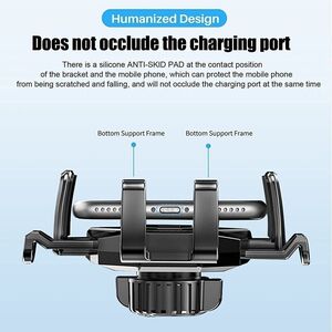 Universal 360 Rotating Car Smartphone Holder - Black