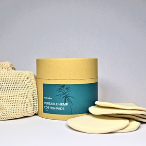 Hemp Reusable Makeup Pads - Green by Voyager