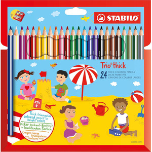 Triangular Colouring Pencil - STABILO Trio Thick by STABILO