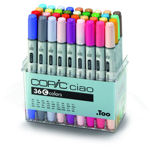 Copic Ciao 36 Piece Marker Pens - Multi by Copic