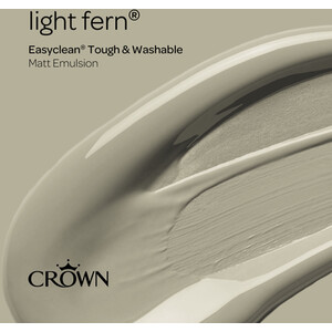 Crown Easyclean Matt Emulsion Paint - Light Fern by Crown Paints
