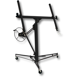 11ft Drywall Panel Lifter with Rolling Casters - black by Garden Sanctuary