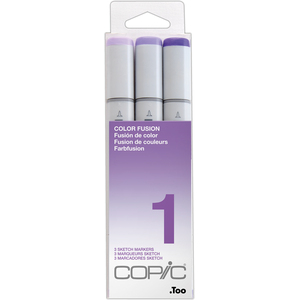 Copic Sketch Marker Pens 3pcs Set Colour Fusion - Purple by Copic