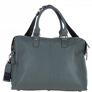 Brampton London Leather Weekender Bag - 64807 - Grey by Brampton London