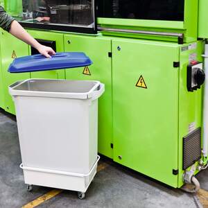 Durable DURABIN Waste Bin Lid for 60 Litre Bin - Blue / 275cm by Durable