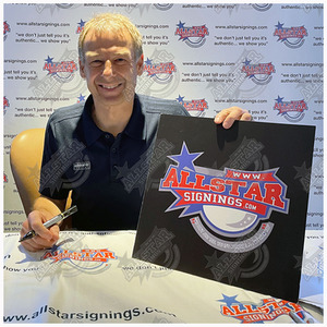 Jurgen Klinsmann Signed and Framed Tottenham Hotspur Photo - White by Allstarsignings