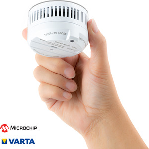 Mydome 10 Year Battery Operated Smoke Alarm (Montreal) - White