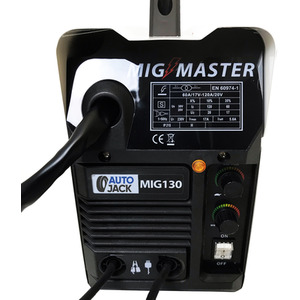 130 AMP Gasless Mig Welder 230V - white by Autojack