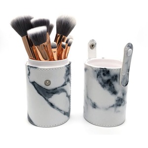 10PCS Marble Makeup Brush Set - 10PCS