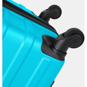 3 Piece Set Of Suitcase Travel Luggage - Sea Blue by OHS