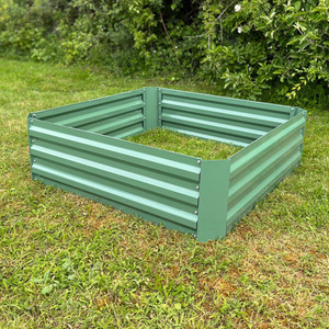 Metal Raised Vegetable Bed - Green / 3 by Selections