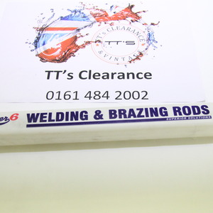 330mm Mild Steel Welding Rods 1.6mm - 100 Pack Super6 - Bronze by Super6