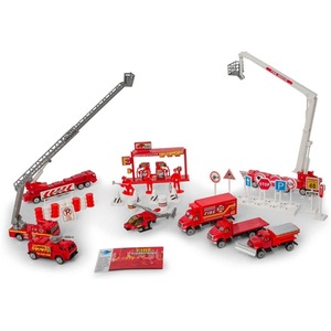 Big Daddy Kids Vehicle Set with Accessories - Multi / Fire Rescue / 40+ by Big Daddy