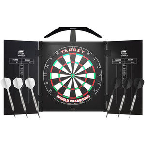 TARGET DARTS Arc Dartboard Cabinet Set - Black by TARGET DARTS