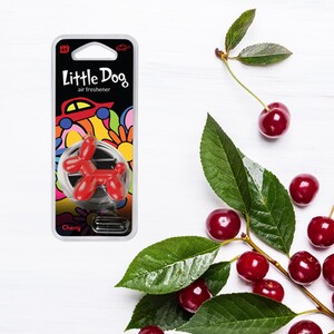 Little Dog Car Clip Air Freshener - Cherry by Little Joe