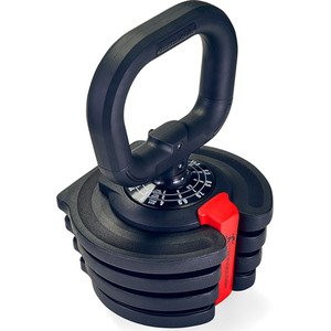 ELEMENT10 Adjustable Kettlebell 1kg to 10kg - Black Red by Strongology