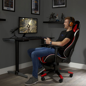 X Rocker Agility Esport Gaming Chair - Red by X Rocker