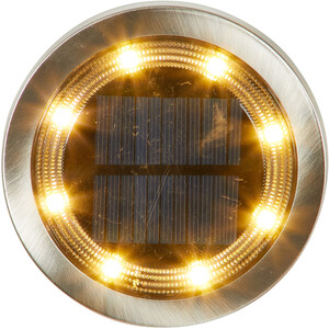 Solar Deck Light - Silver