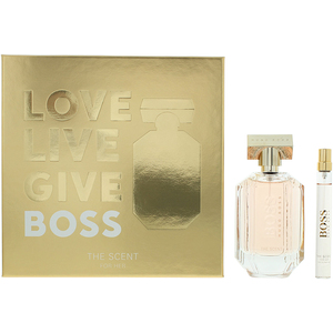 Hugo Boss The Scent For Her 2 Piece Eau de Parfum 100ml Gift Set For Her - Gold by Hugo Boss