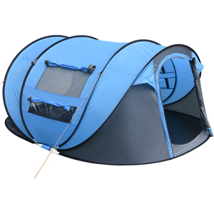 Outsunny 4-5 Adult Pop-up Tent - Sky Blue by Outsunny