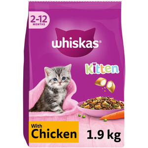 Whiskas Complete Kitten Dry Food - 1.9kg by Whiskas