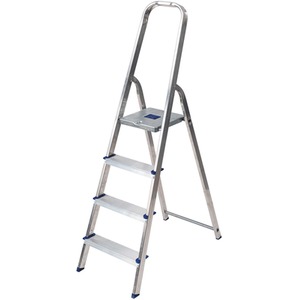 Light-Duty Platform Step Ladder - Silver / 157cm by TB Davies