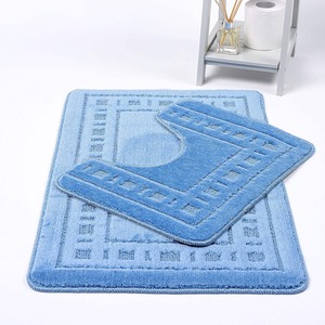 Bath Mat Set Diem 2 Piece Bath Mat - Mid Blue by Night Zone