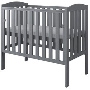 Waffi Space Saver Cot Grey with Mattress - Grey by Viculii