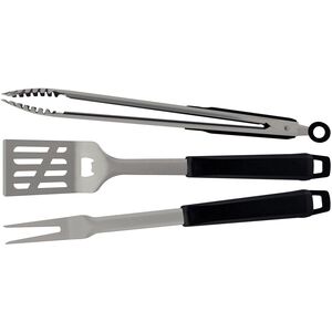 Tramontina 3 Pcs. Barbeque Tools Set - Black by Tramontina